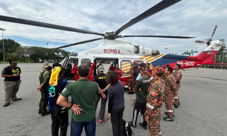 SAR pendaki hilang Di Gunung Batu Putih diperkukuh dengan 50 anggota