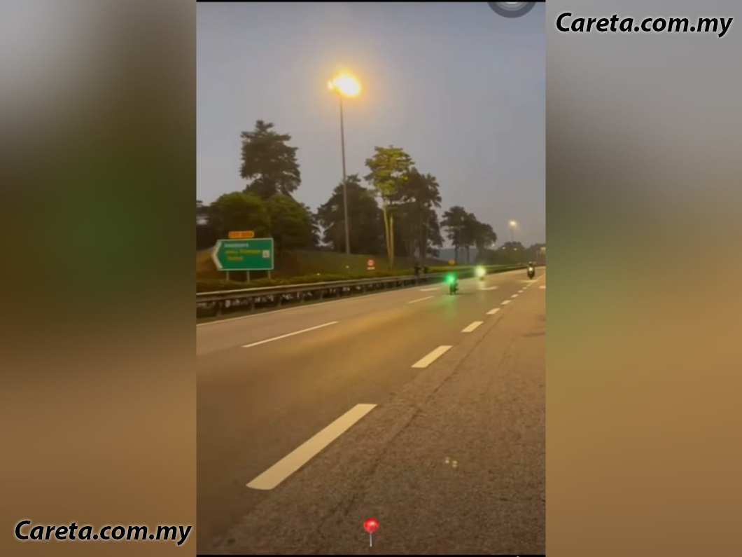 Polis buru individu tutup laluan LINKEDUA untuk perlumbaan motosikal